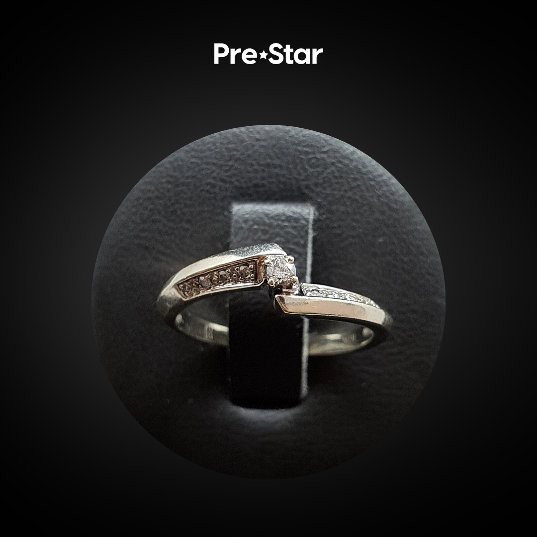 Anillo solitario 10k