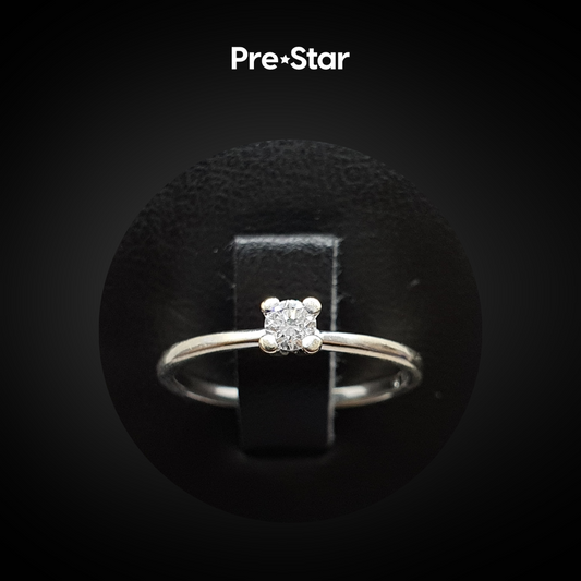 Anillo solitario 14k
