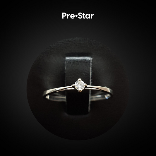 Anillo solitario 14k