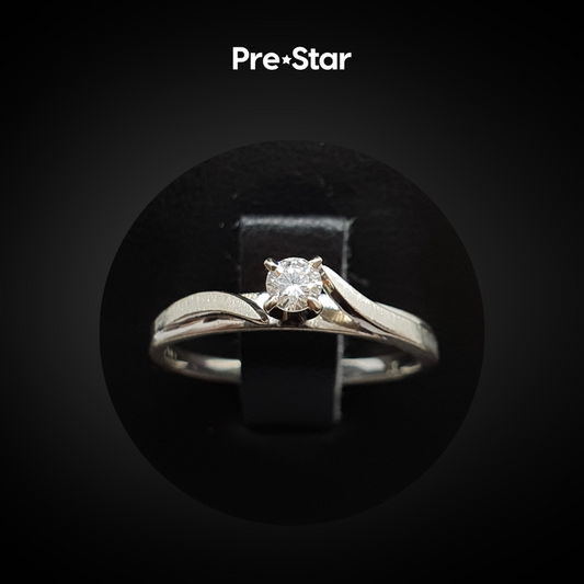 Anillo solitario 14k