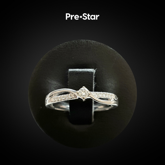 Anillo solitario 14k
